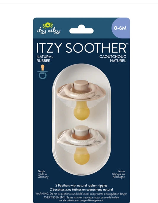 Itzy Ritzy

Itzy Soother™ Natural Rubber Pacifier - 0-6M